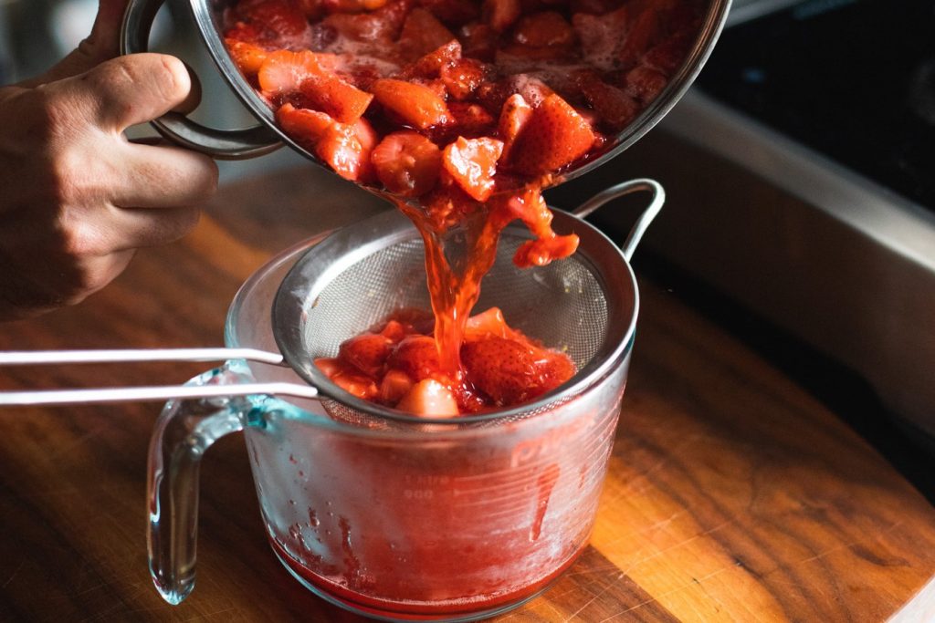 Chef Jason Licker's Strawberry Consommé with Vanilla Udon Recipe from 'Lickerland'