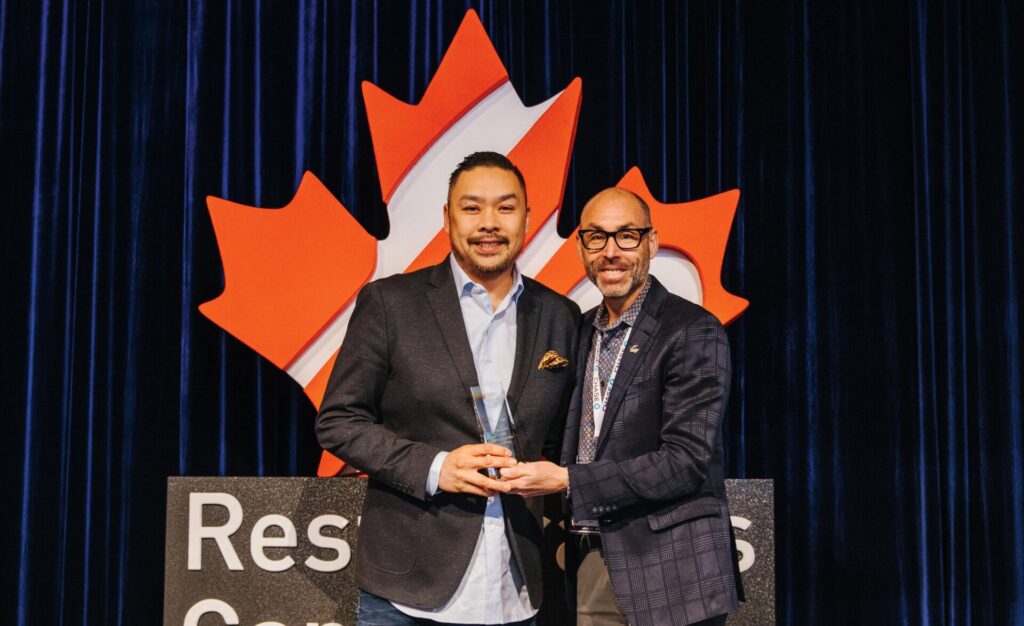 2022 Restaurants Canada Social Advocate Award Recipient Trevor Lui